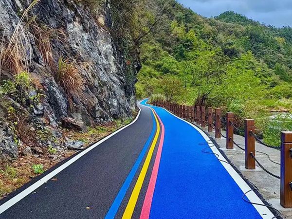 椒江彩色沥青道路